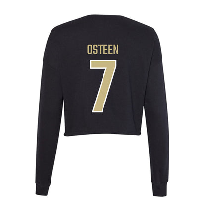 Jacksonville - NCAA Men's Lacrosse : Gavin Osteen - Classic Shersey Women's Cropped Crew Fleece-1