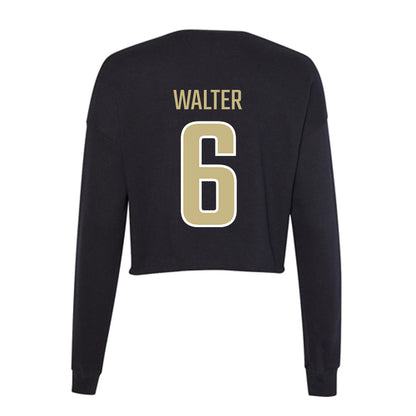 Jacksonville - NCAA Baseball : Cade Walter - Classic Shersey Women's Cropped Crew Fleece-1