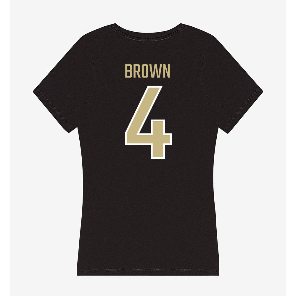 Jacksonville - NCAA Men's Basketball : Dee Brown - Classic Shersey Women's V-Neck T-Shirt-1