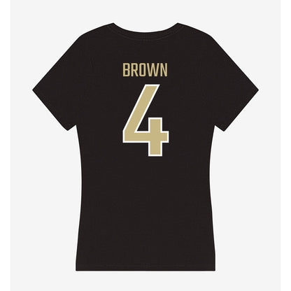 Jacksonville - NCAA Men's Basketball : Dee Brown - Classic Shersey Women's V-Neck T-Shirt-1