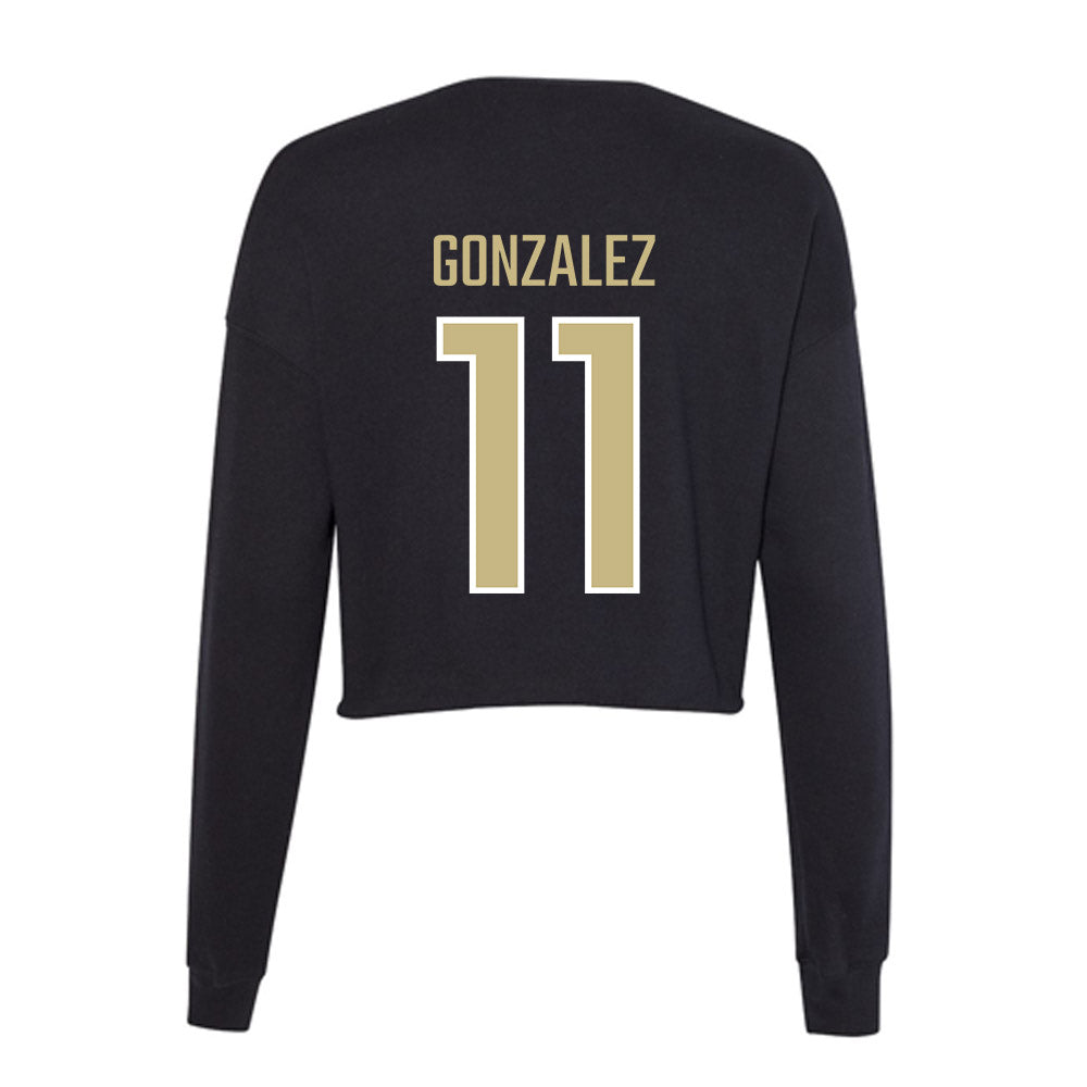 Jacksonville - NCAA Men's Soccer : Juan Pablo Gonzalez - Classic Shersey Women's Cropped Crew Fleece-1