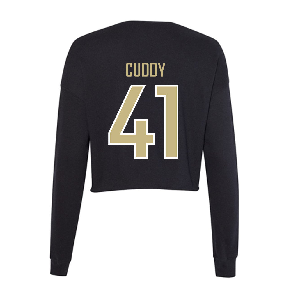 Jacksonville - NCAA Women's Lacrosse : Maggie Cuddy - Classic Shersey Women's Cropped Crew Fleece-1