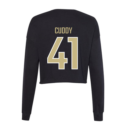Jacksonville - NCAA Women's Lacrosse : Maggie Cuddy - Classic Shersey Women's Cropped Crew Fleece-1