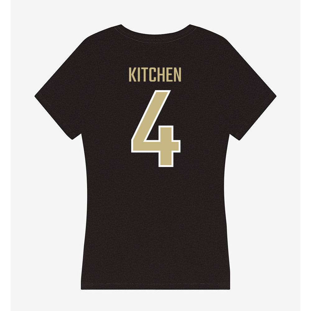 Jacksonville - NCAA Women's Volleyball : Lizzie Kitchen - Classic Shersey Women's V-Neck T-Shirt-1