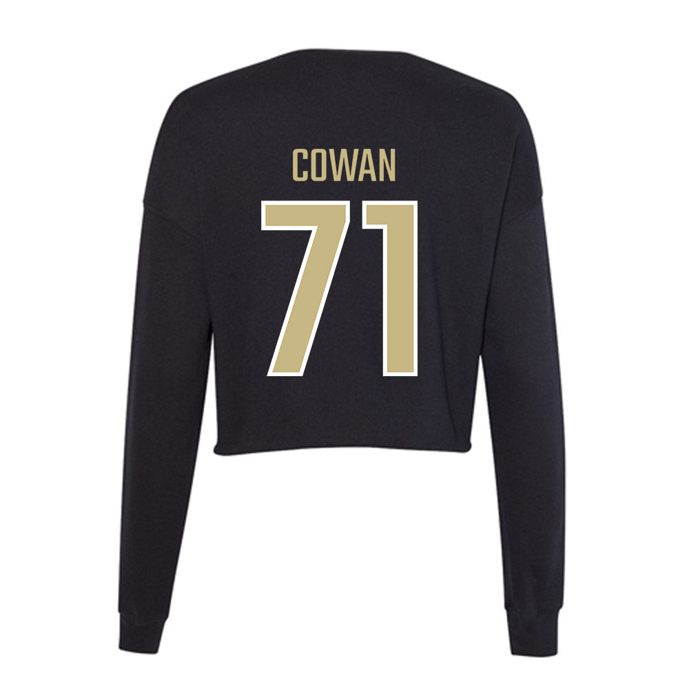 Jacksonville - NCAA Men's Lacrosse : Andrew Cowan - Classic Shersey Women's Cropped Crew Fleece-1