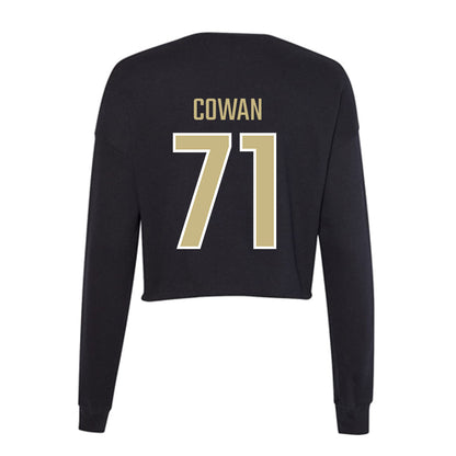 Jacksonville - NCAA Men's Lacrosse : Andrew Cowan - Classic Shersey Women's Cropped Crew Fleece-1