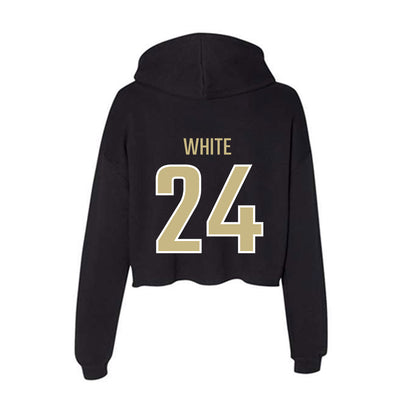 Jacksonville - NCAA Softball : Jordan White - Classic Shersey Women's Crop Fleece Hoodie-1