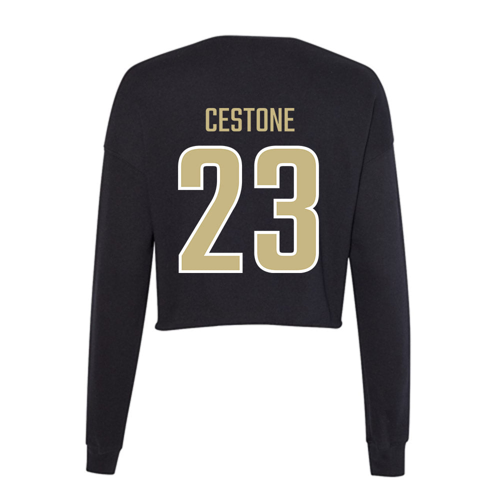 Jacksonville - NCAA Women's Lacrosse : Jacquelyn Cestone - Classic Shersey Women's Cropped Crew Fleece-1