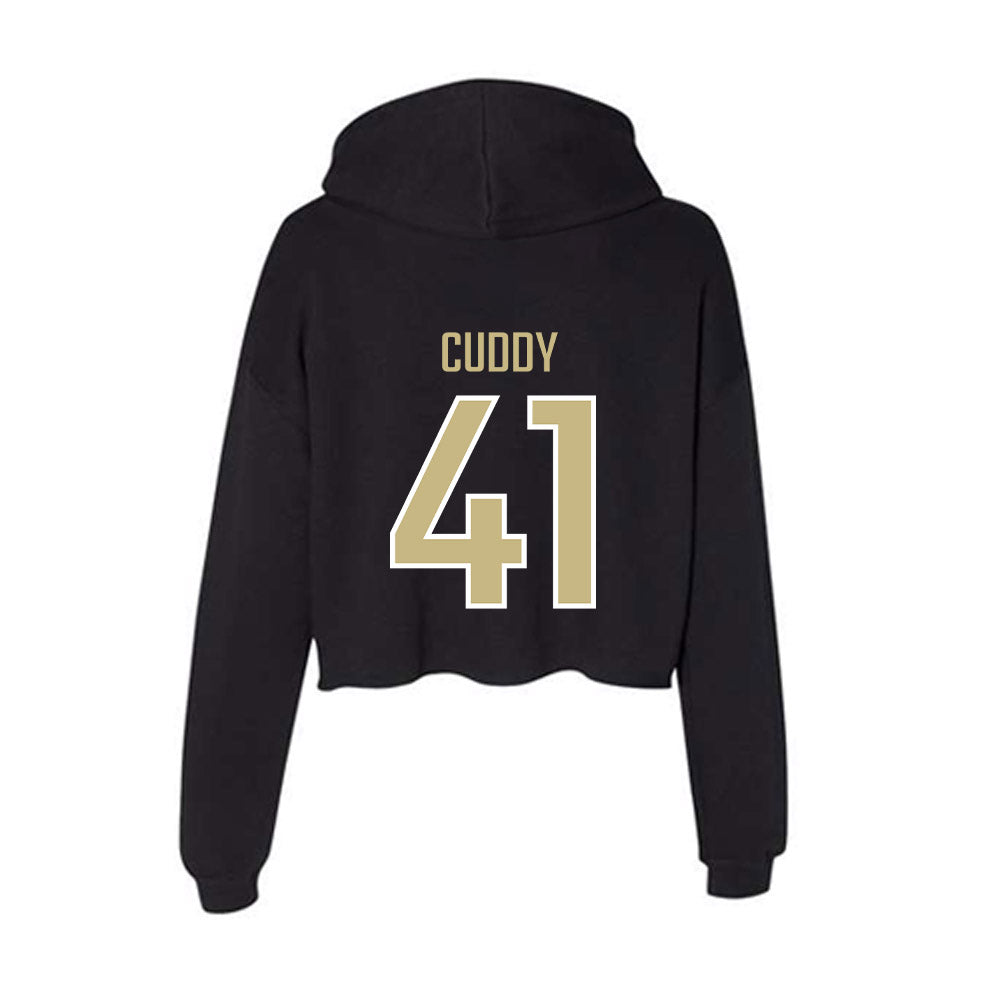 Jacksonville - NCAA Women's Lacrosse : Maggie Cuddy - Classic Shersey Women's Crop Fleece Hoodie-1