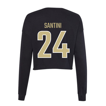 Jacksonville - NCAA Women's Lacrosse : Maddi Santini - Classic Shersey Women's Cropped Crew Fleece-1