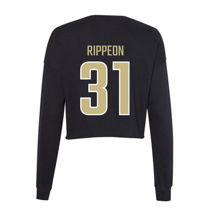 Jacksonville - NCAA Men's Lacrosse : Drew Rippeon - Classic Shersey Women's Cropped Crew Fleece-1