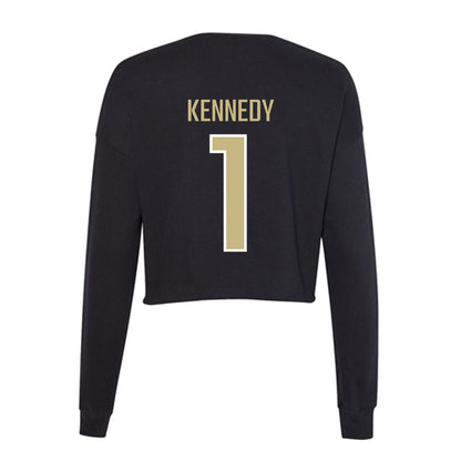 Jacksonville - NCAA Women's Volleyball : Elle Kennedy - Classic Shersey Women's Cropped Crew Fleece-1