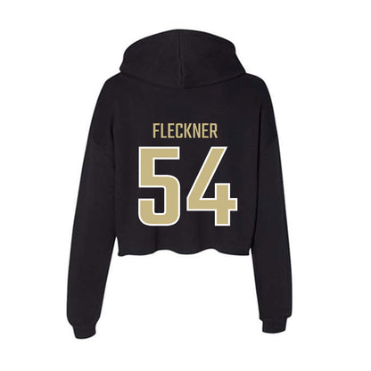 Jacksonville - NCAA Men's Lacrosse : Henry Fleckner - Classic Shersey Women's Crop Fleece Hoodie-1