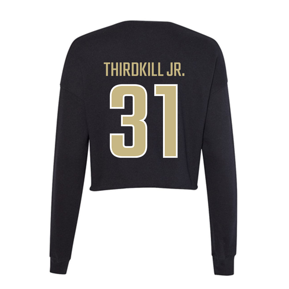 Jacksonville - NCAA Men's Basketball : Jason Thirdkill Jr. - Classic Shersey Women's Cropped Crew Fleece-1