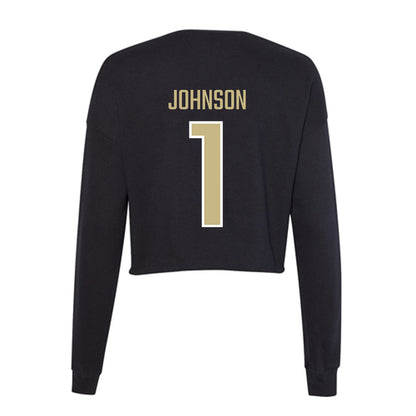 Jacksonville - NCAA Softball : Karson Johnson - Classic Shersey Women's Cropped Crew Fleece-1