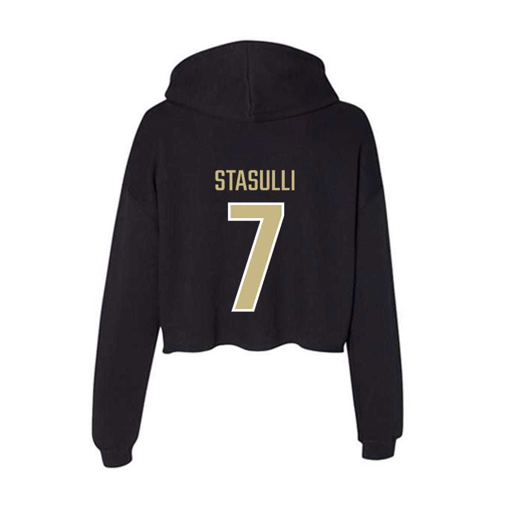 Jacksonville - NCAA Women's Lacrosse : Kaila Stasulli - Classic Shersey Women's Crop Fleece Hoodie-1