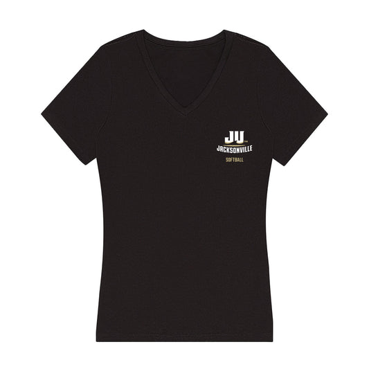 Jacksonville - NCAA Softball : Lindsey Chadwick - Classic Shersey Women's V-Neck T-Shirt-0