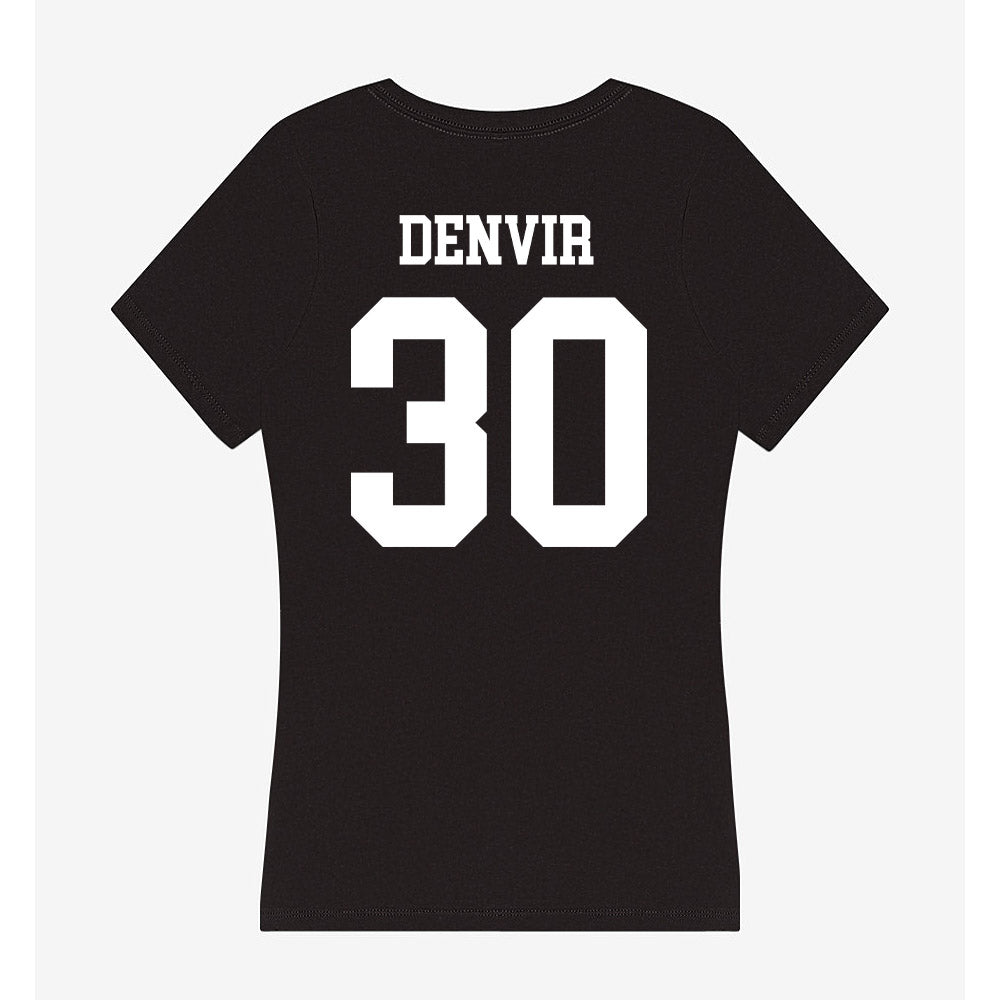 FDU Florham - NCAA Men's Basketball : Frankie Denvir - Women's V-Neck T-Shirt-1