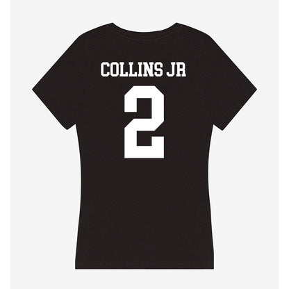 Utah State - NCAA Men's Basketball : Mj Collins Jr - Women's V-Neck T-Shirt-1