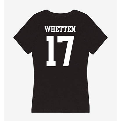 Utah State - NCAA Baseball : Davis Whetten - Women's V-Neck T-Shirt-1