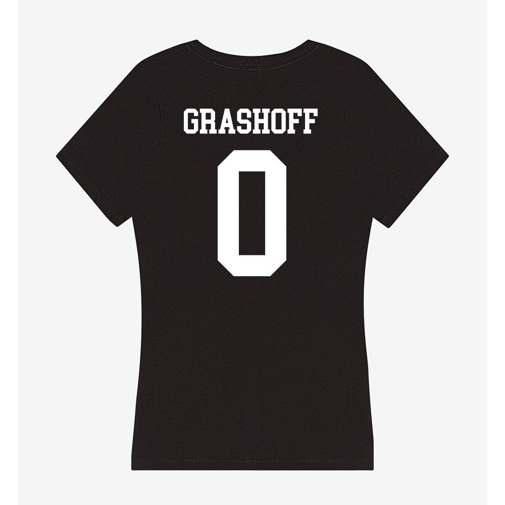 Utah State - NCAA Women's Soccer : Allee Grashoff - Women's V-Neck T-Shirt-1