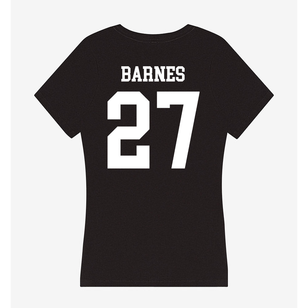 Utah State - NCAA Football : Blake Barnes - Women's V-Neck T-Shirt-1