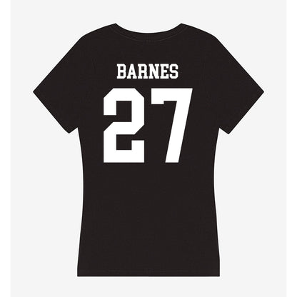 Utah State - NCAA Football : Blake Barnes - Women's V-Neck T-Shirt-1