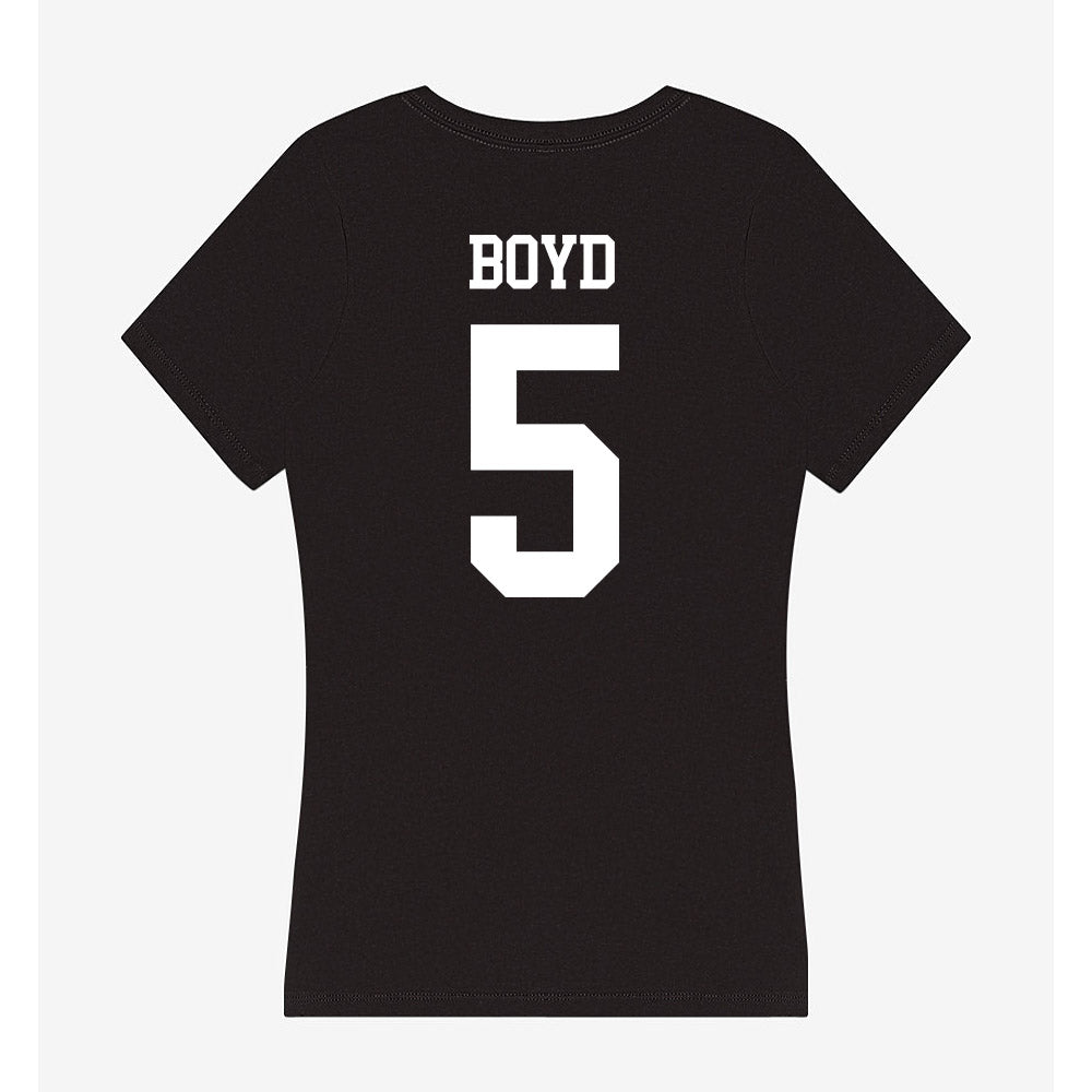 Utah State - NCAA Football : Brady Boyd - Women's V-Neck T-Shirt-1