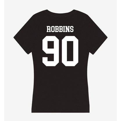 Utah State - NCAA Football : Zachary Robbins - Women's V-Neck T-Shirt-1