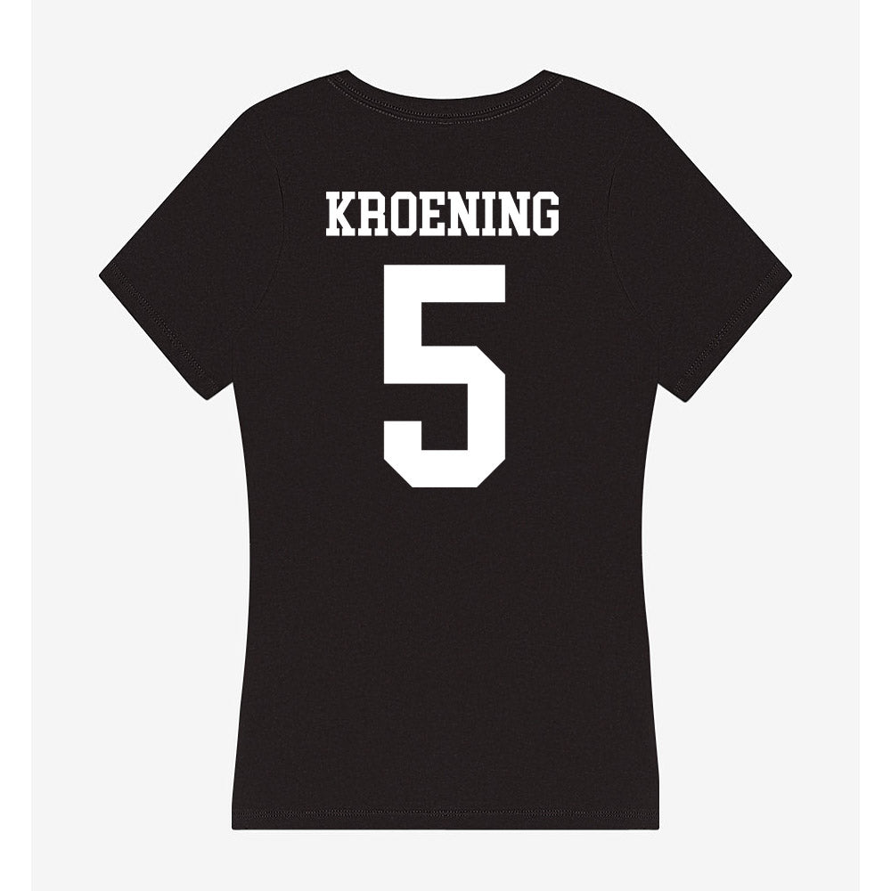 Utah State - NCAA Softball : Faith Kroening - Women's V-Neck T-Shirt-1