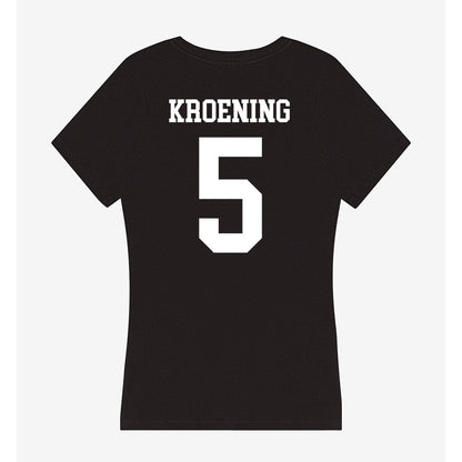 Utah State - NCAA Softball : Faith Kroening - Women's V-Neck T-Shirt-1