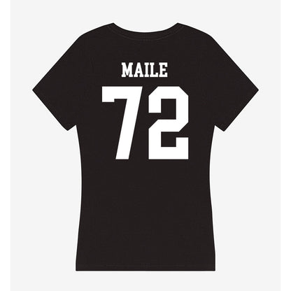 Utah State - NCAA Football : George Maile - Women's V-Neck T-Shirt-1