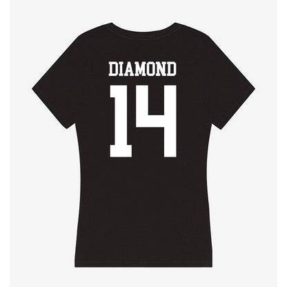 Utah State - NCAA Women's Soccer : Summer Diamond - Women's V-Neck T-Shirt-1