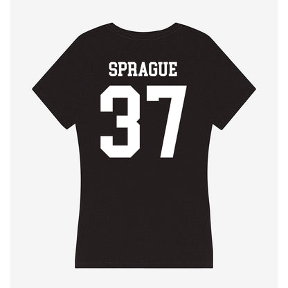 Utah State - NCAA Football : Dylan Sprague - Women's V-Neck T-Shirt-1