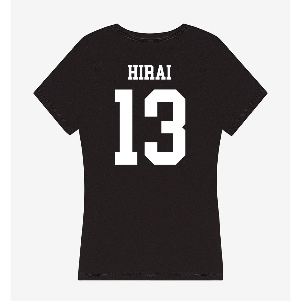 Utah State - NCAA Women's Soccer : kunie hirai - Women's V-Neck T-Shirt-1