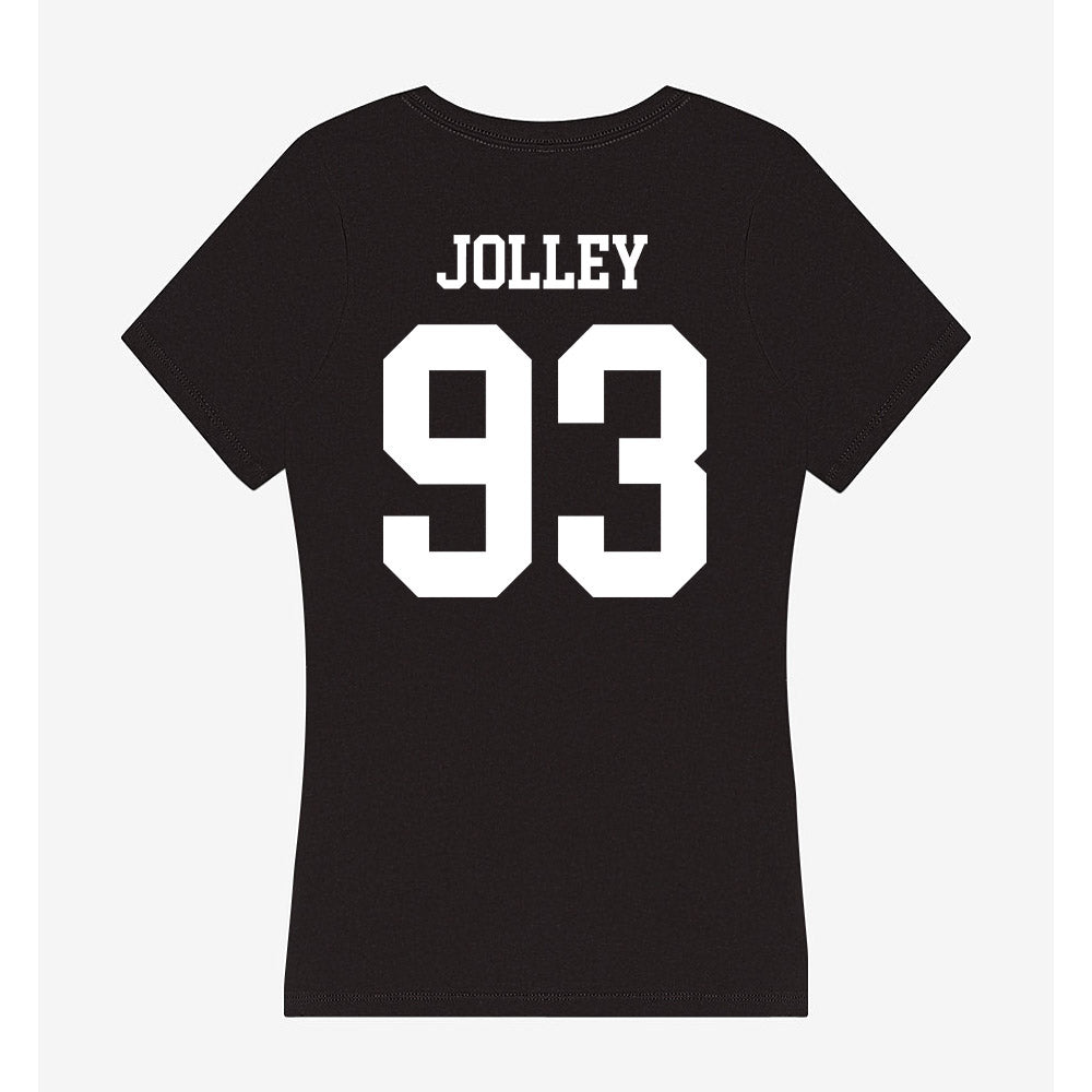 Utah State - NCAA Football : Tanner Jolley - Women's V-Neck T-Shirt-1