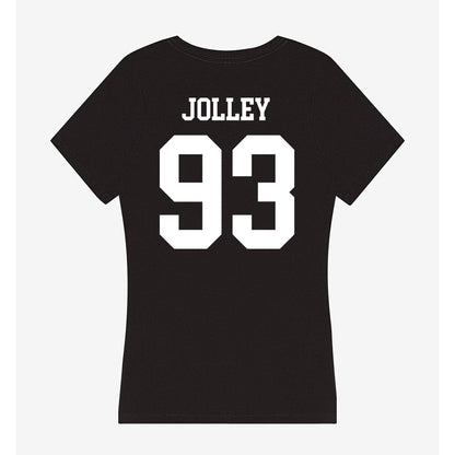 Utah State - NCAA Football : Tanner Jolley - Women's V-Neck T-Shirt-1