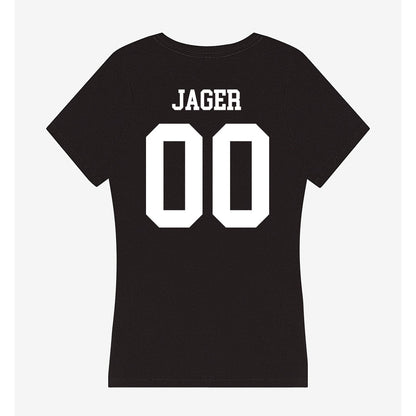 Utah State - NCAA Football : Abe Jager - Women's V-Neck T-Shirt-1