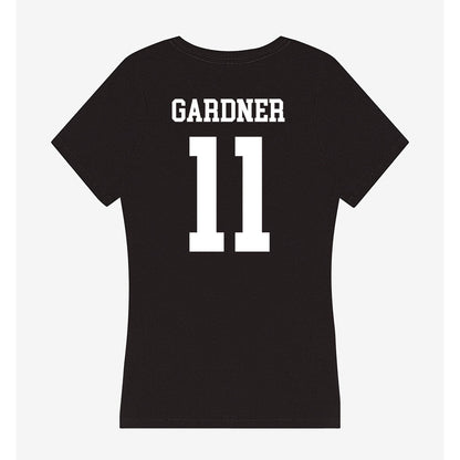 Utah State - NCAA Baseball : Hayden Gardner - Women's V-Neck T-Shirt-1