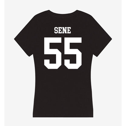 Utah State - NCAA Women's Basketball : Sophie Sene - Women's V-Neck T-Shirt-1