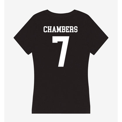 Utah State - NCAA Women's Soccer : Kaylie Chambers - Women's V-Neck T-Shirt-1