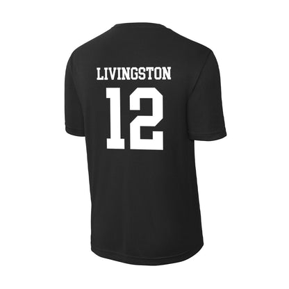 Utah State - NCAA Women's Basketball : Elise Livingston - Activewear T-Shirt-1