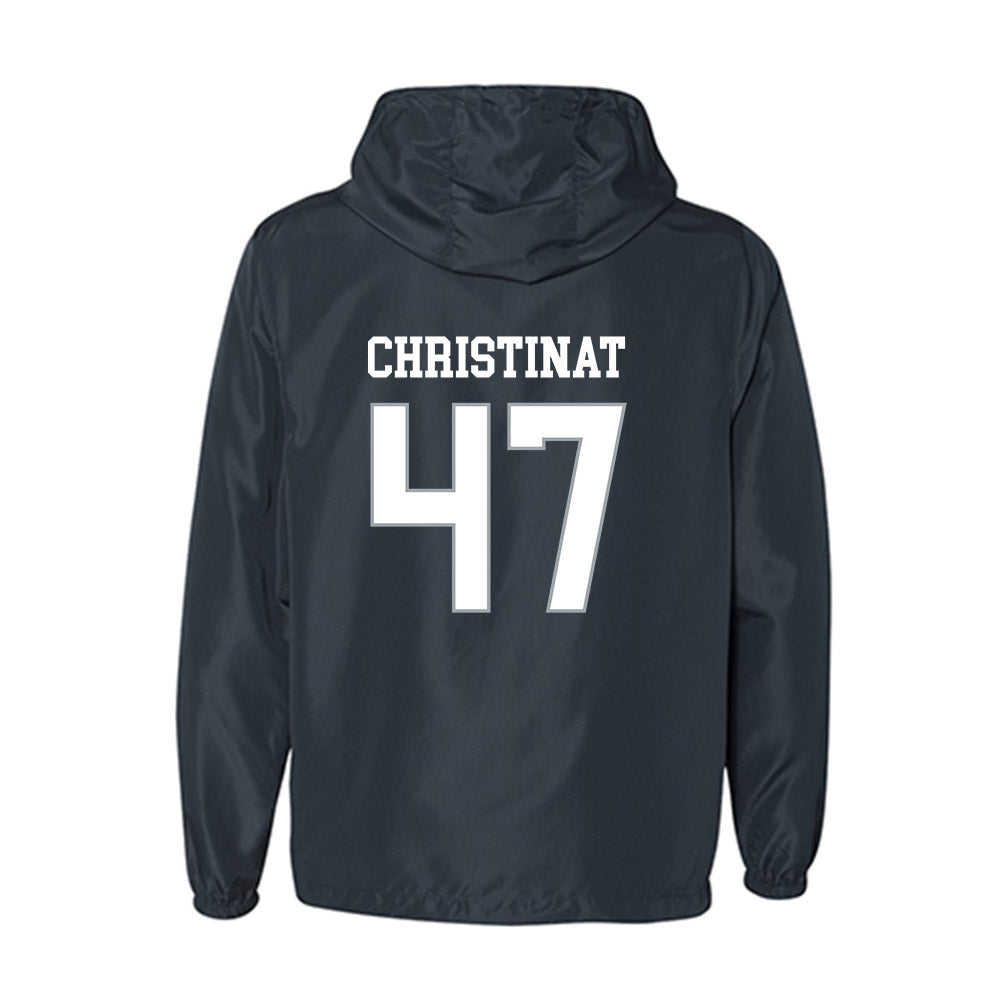 UConn - NCAA Football : Zachary Christinat - Windbreaker-1