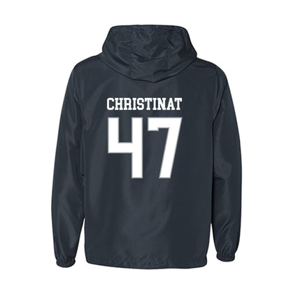 UConn - NCAA Football : Zachary Christinat - Windbreaker-1