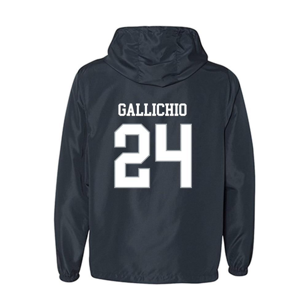 UConn - NCAA Men's Lacrosse : Eric Gallichio - Windbreaker-1
