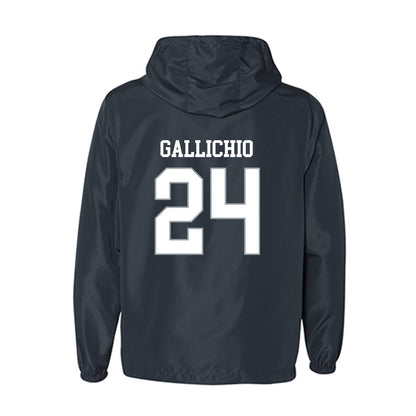 UConn - NCAA Men's Lacrosse : Eric Gallichio - Windbreaker-1