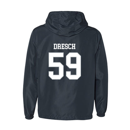 UConn - NCAA Football : Eddie Dresch - Windbreaker-1