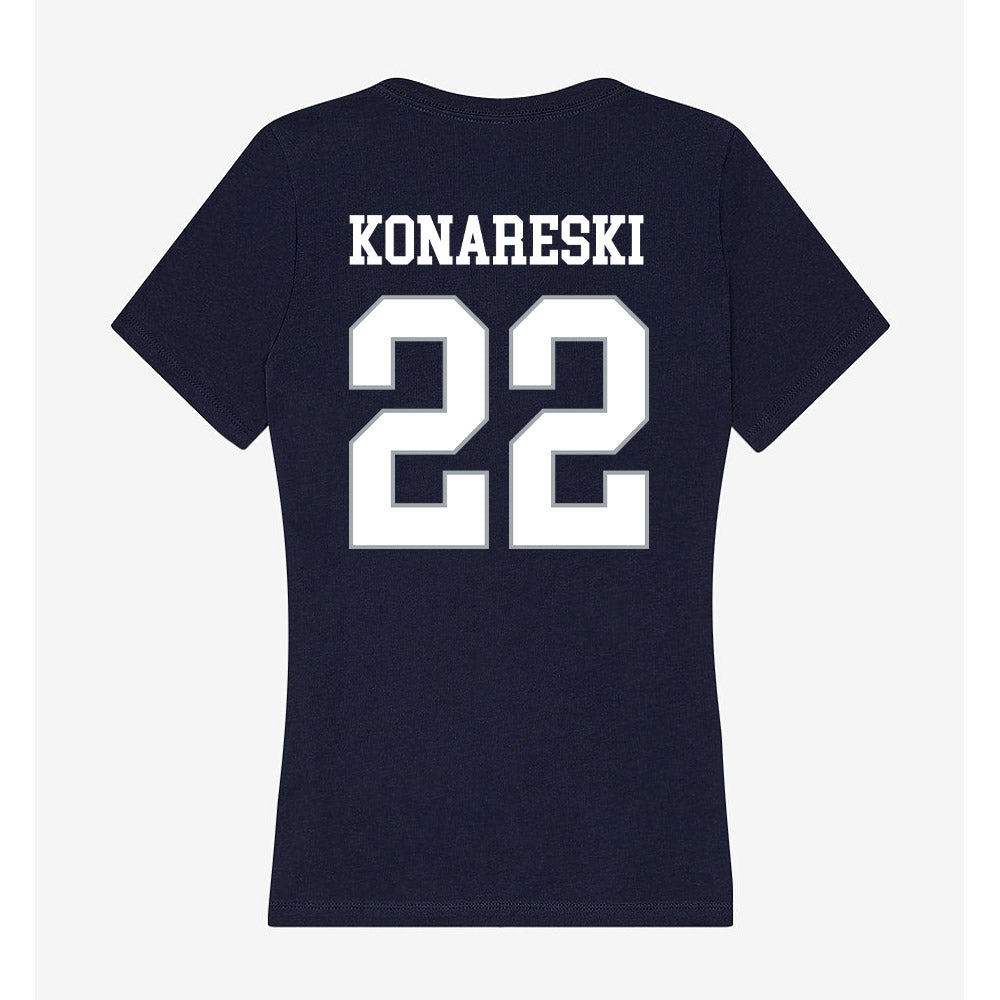 UConn - NCAA Women's Lacrosse : Chloe Konareski - Women's V-Neck T-Shirt-1