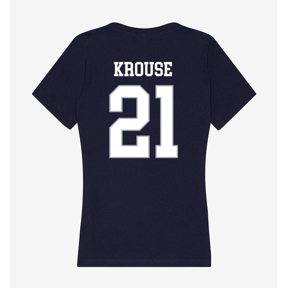 UConn - NCAA Women's Lacrosse : Natalya Krouse - Women's V-Neck T-Shirt-1