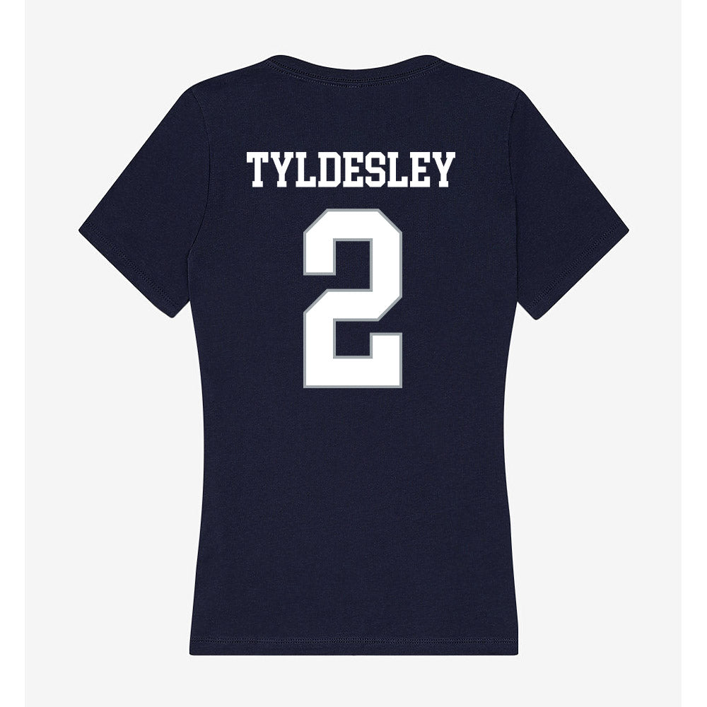 UConn - Womens Lacrosse Legends : Caity Tyldesley - Women's V-Neck T-Shirt-1